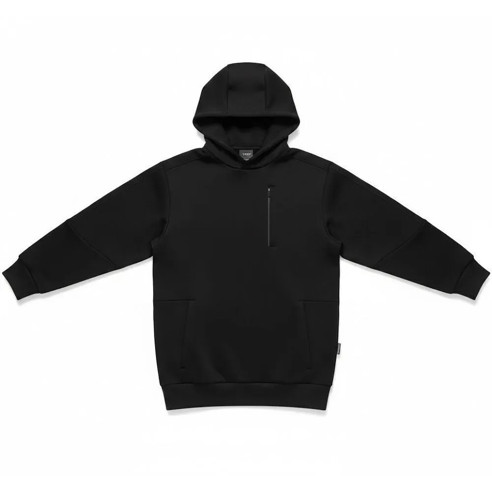 #835. VRST NWT Pure Black Pinnacle Fleece Lined Pull Over Hoodie